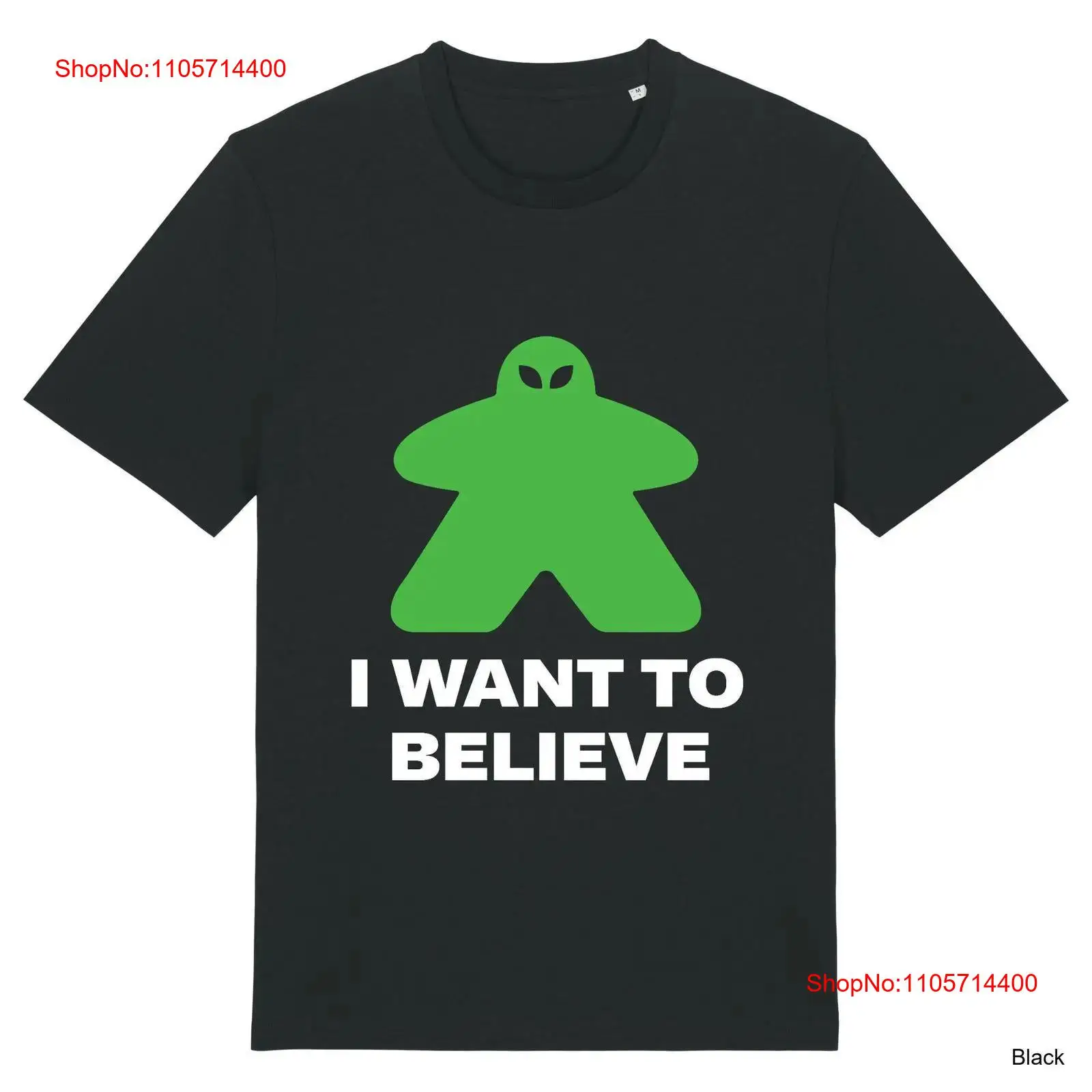 Board Game Geek - Xfiles Alien Meeple T Shirt Board