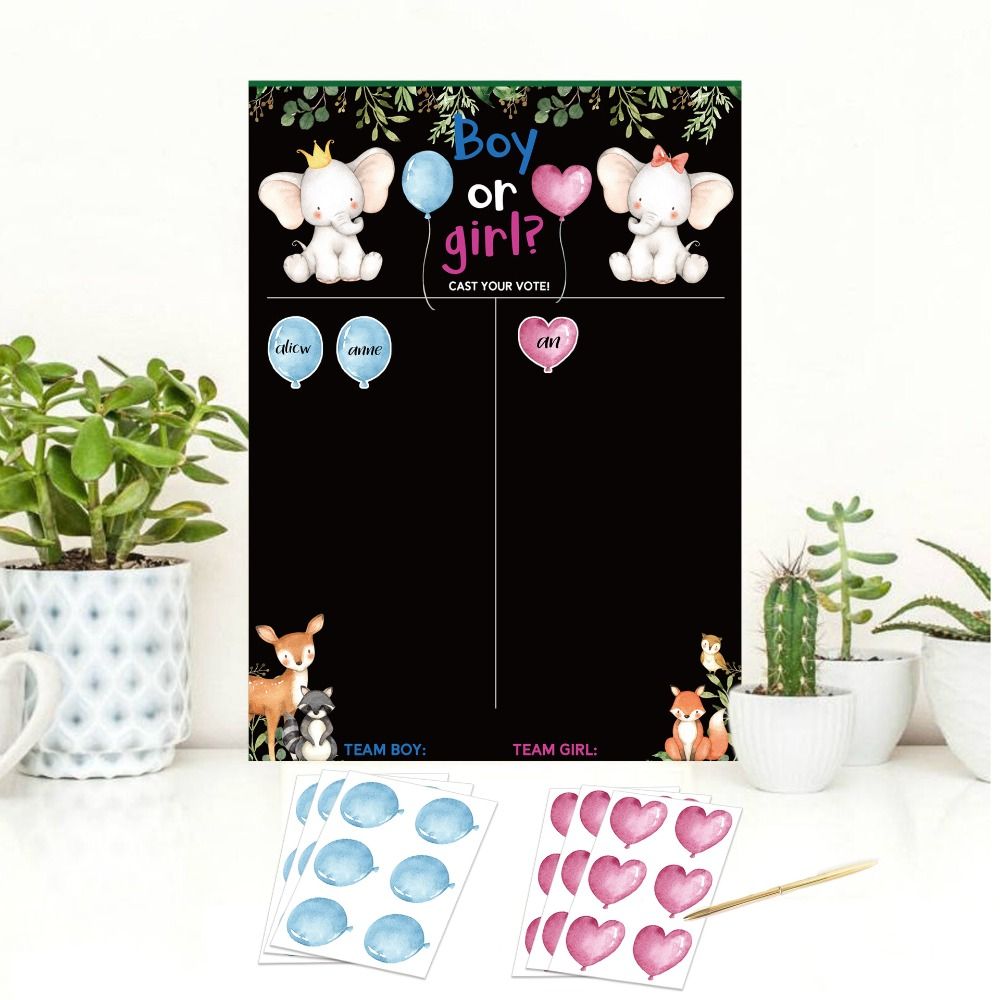 With Stickers Gender Revealed  - Board Game Quote review and price